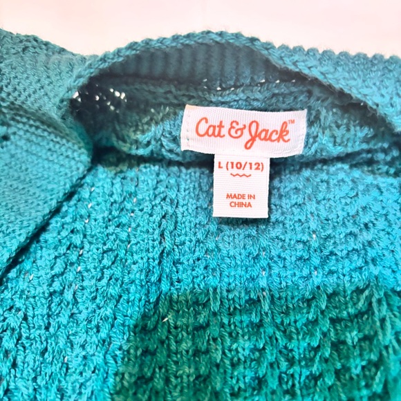 Cat & Jack Teal Women's Cardigan - Picture 5 of 9